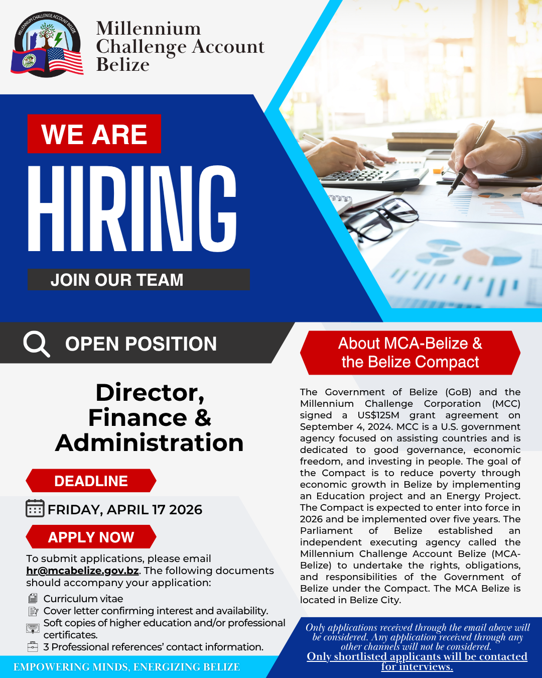 Director, Finance & Administration